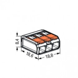 IDC connector multilock 18-22 AWG
