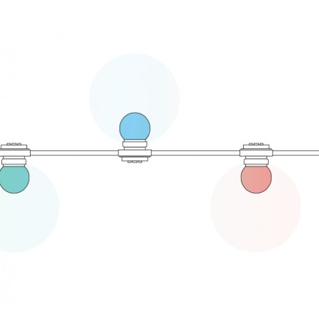 Twinkly confezione  20 RGB G45 BULB