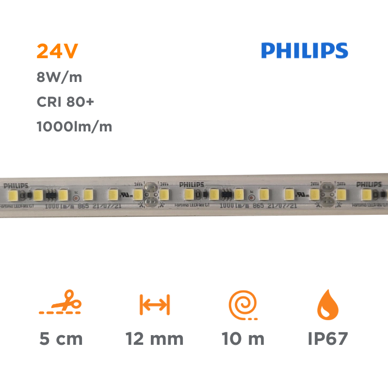 Striscia LED PHILIPS Impermeabile  IP67