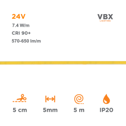 Striscia LED  VBX COB  5mm