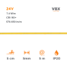 Striscia LED  VBX COB  5mm