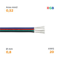 Rell 100 metrs RGB Cable