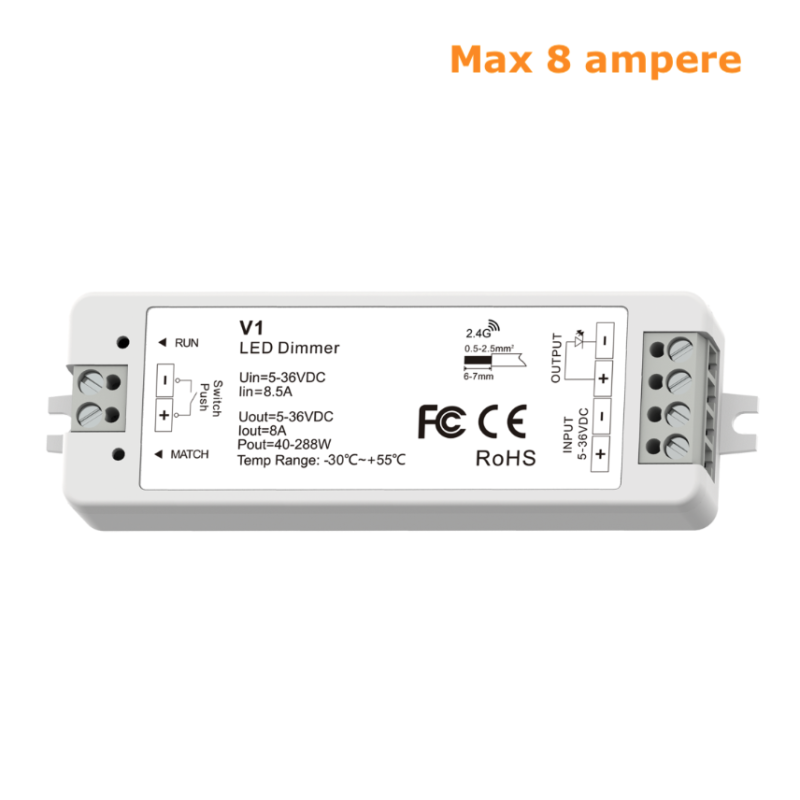 Dimmer 1 Channel  8 Ampere
