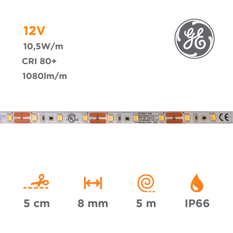 Striscia LED  GE Tetra TAPE UL 5 metri