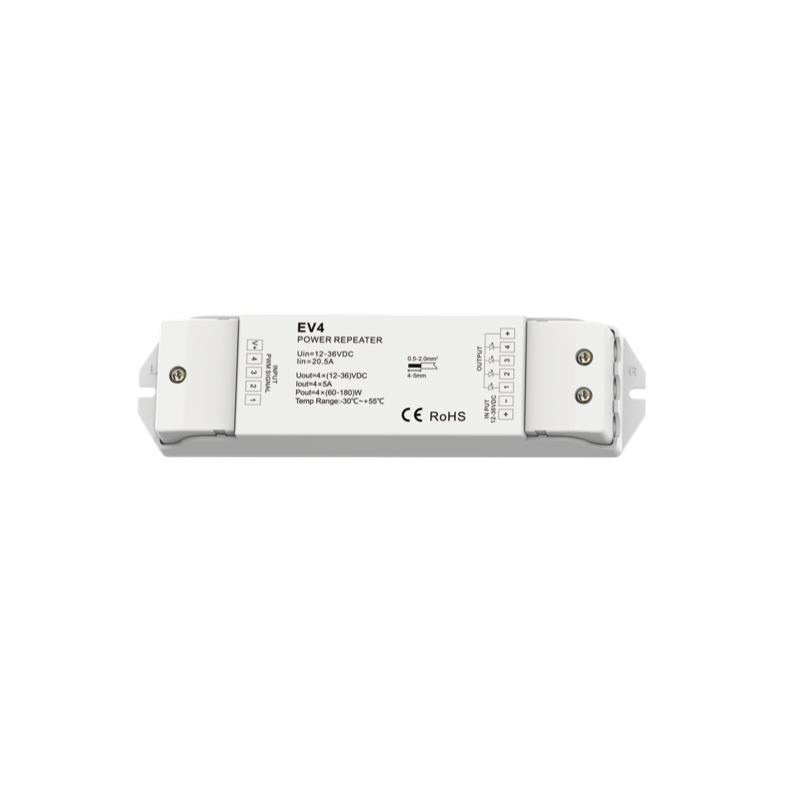 Ripetitore di potenza 4 canali a  tensione costante