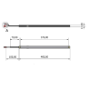 Barra LED 400 mm para trenes