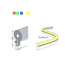 Neon LED Flex VBX Costa 12mm RGBW