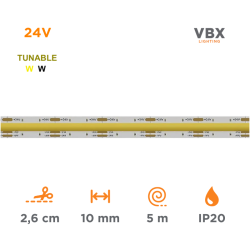 Striscia LED VBX COB Tunable