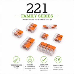 Connettori Wago serie 221
