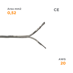 Transparent Cable , 2x0,52...