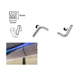 Bobina 5 metri LedNeon SideView 15x15mm